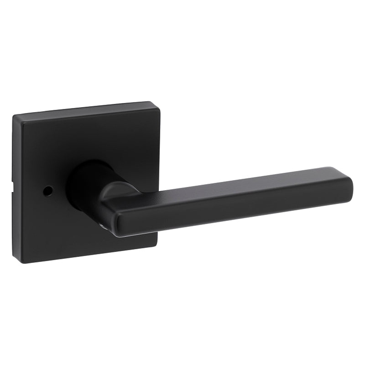 Kwikset Signature Series 730HFL SQT 514 CP Privacy Door Lock Halifax Design Lever Handle Matte Zinc Black