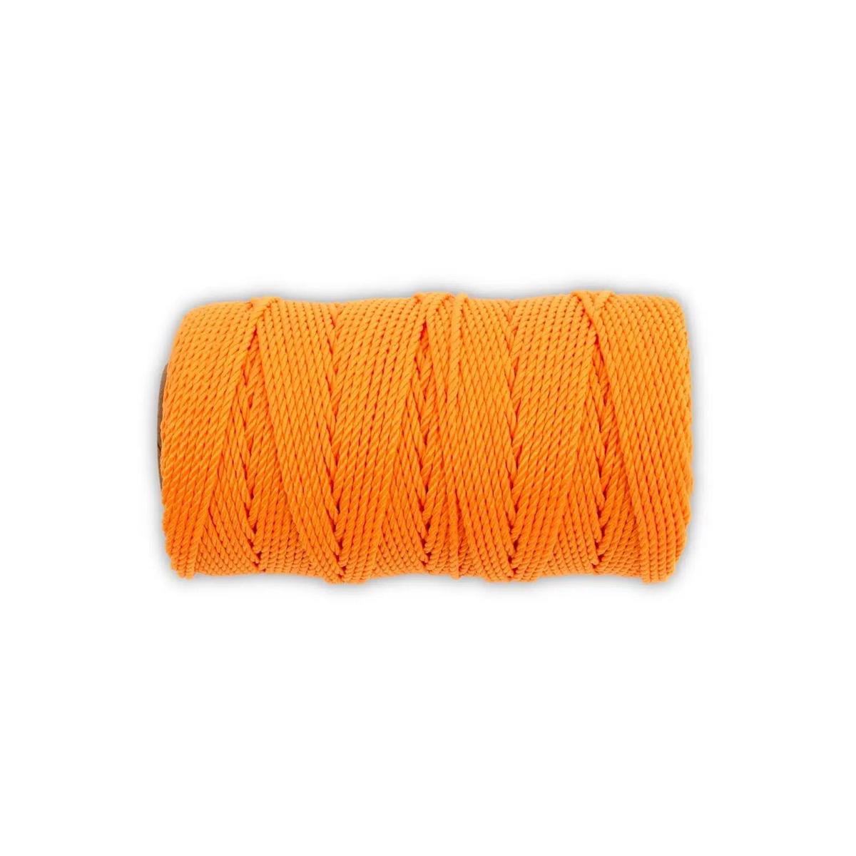MARSHALLTOWN ML570 - Twisted Nylon Mason's Line 250' Fl Orange, Size 18 4" Core