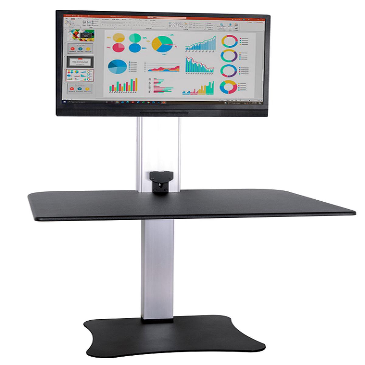 Victor High Rise Electric Single Monitor Standing Desk