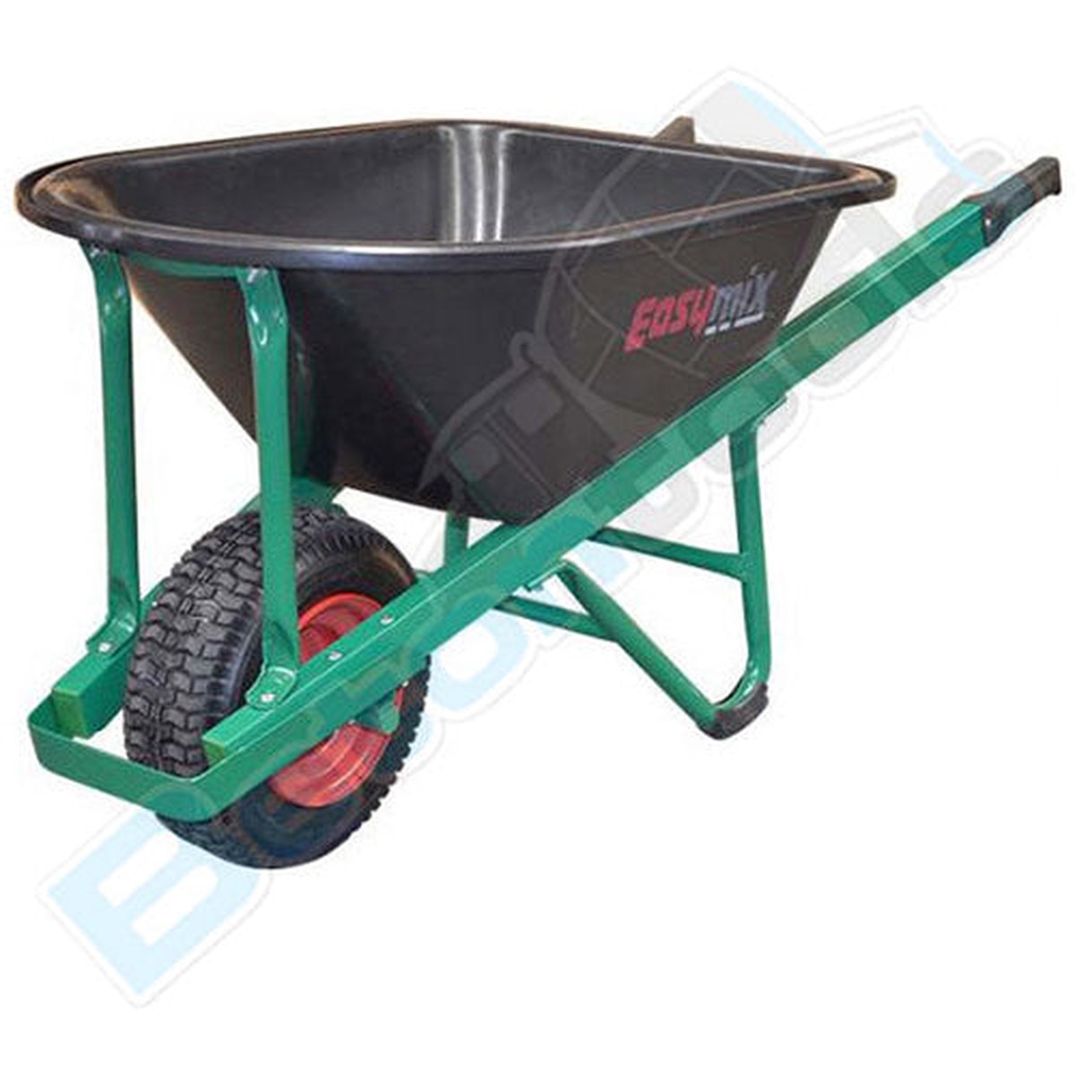 Easymix Green Barrow with Poly Tray W800P-HSGWAS
