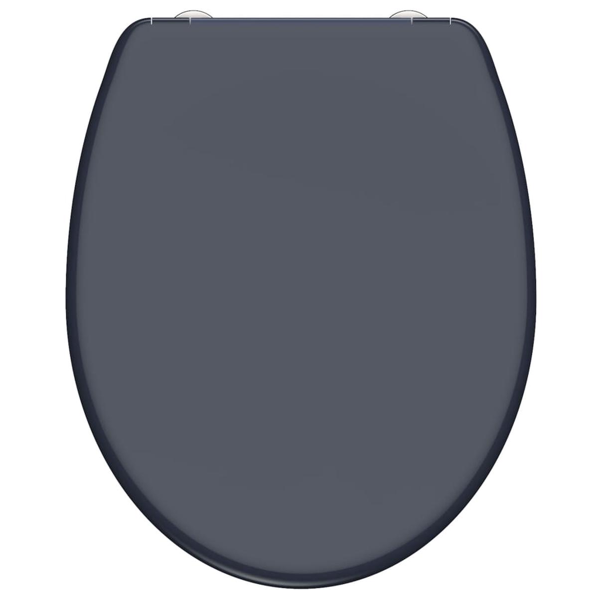 SCH_TTE Duroplast Toilet Seat with Soft-Close Quick Release ANTHRAZIT