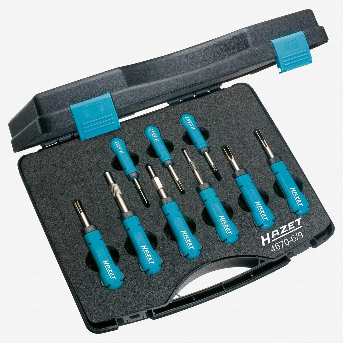 Hazet 4670-6/9 SYSTEM cable release tool assortment