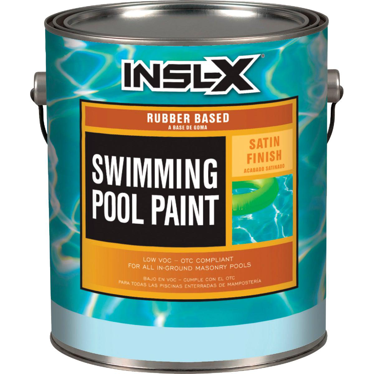 Insl-X 1 Gal Royal Blue Satin Rubber Based Pool Paint