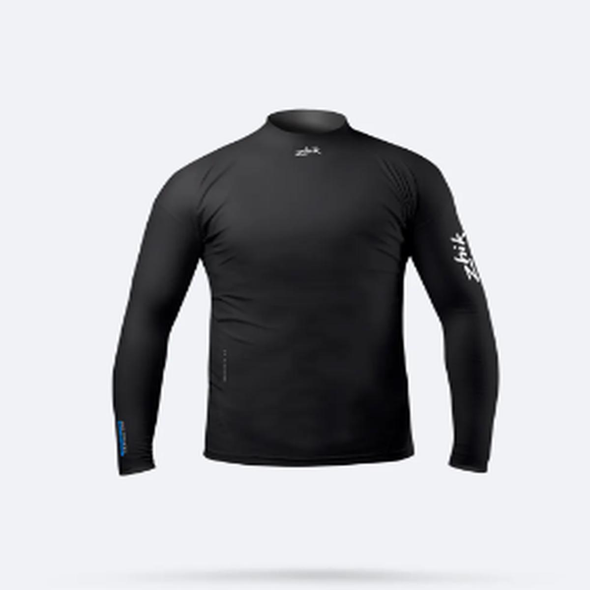 Zhik Youth Eco Spandex UPF50+ Long Sleeve Rash Guard - BLACK | 8