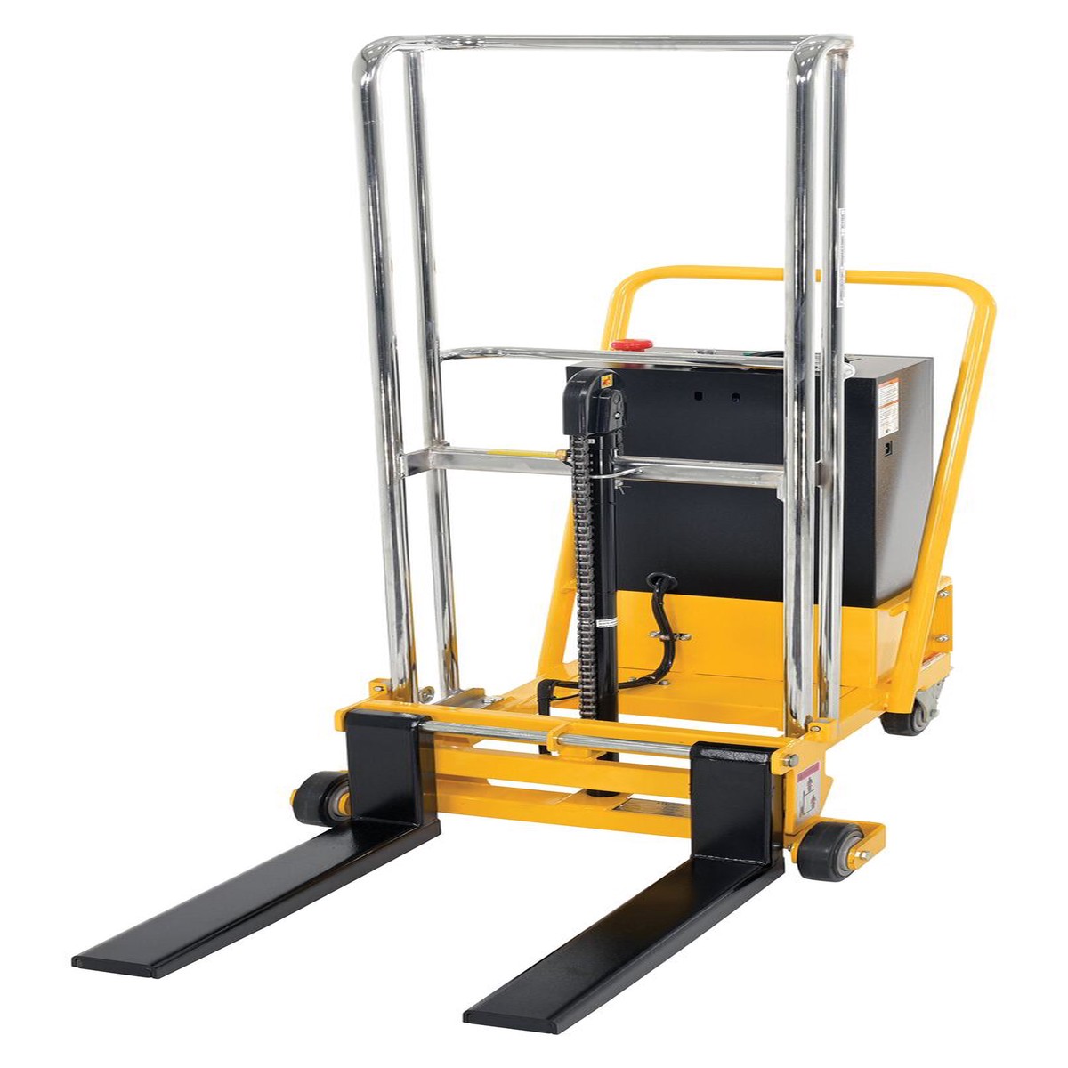 Vestil Steel Counter Balanced Hefti-Lift 68 In. x 68-3/4 In. 550 Lb. Capacity Yellow / Black