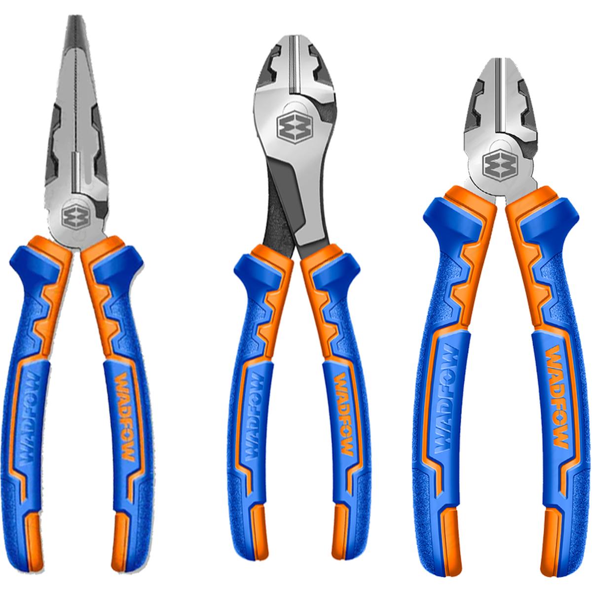 Wadfow WPS0613 High Leverage Pliers Set 3Pcs