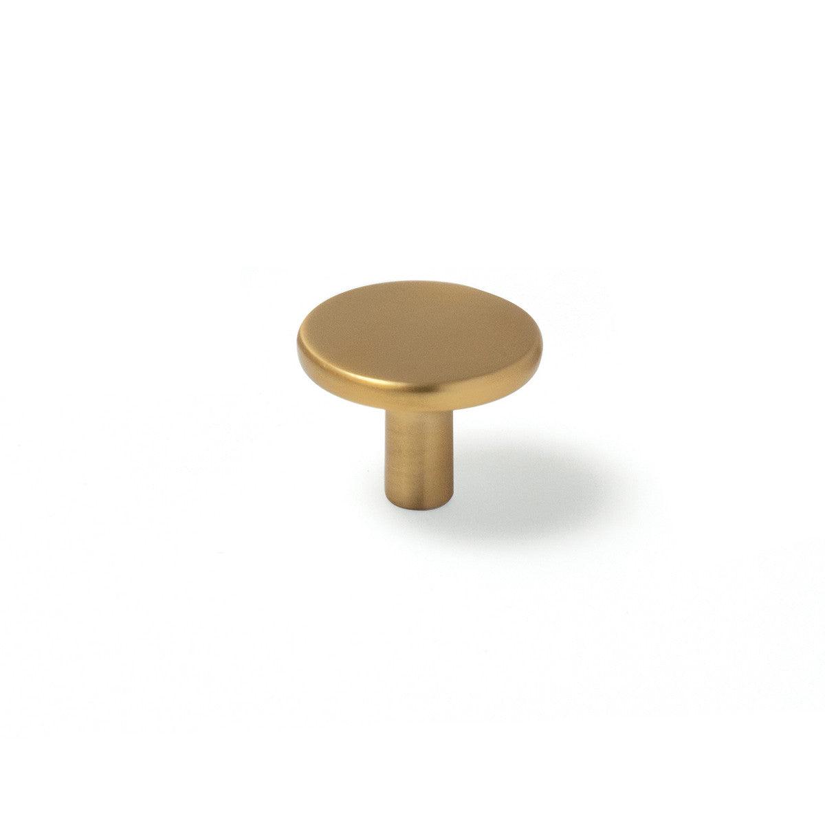 The Vena Knob By Momo - Two Sizes - 35mm | Brushed Satin Brass