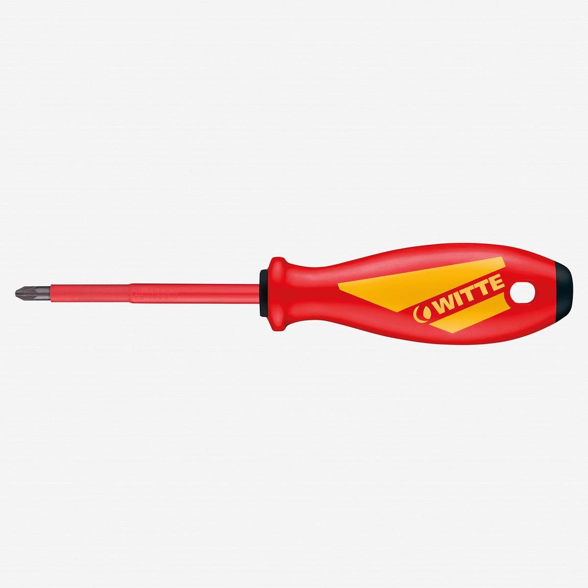 Witte Maxx VDE Pozidriv Screwdriver, #0 x 60mm