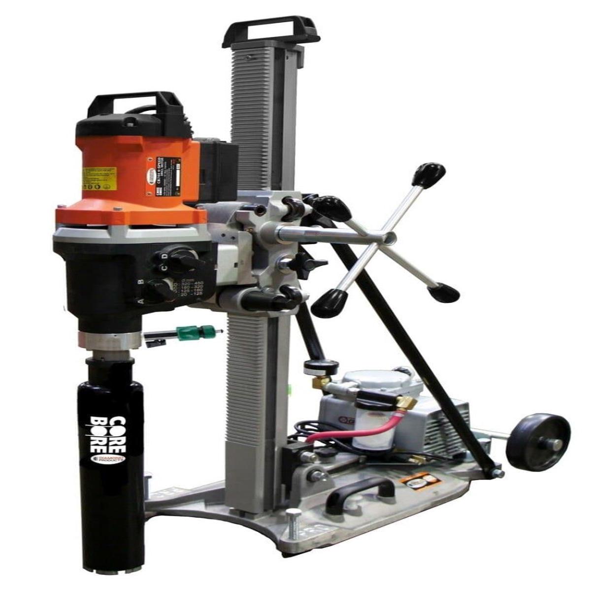 M-5 Pro Heavy Duty Q.D. Core Rig With Weka Motor - Weka DK32F (110v)Motor RPM: 380/800/1200 | Combo Stand, Motor, Vacuum Pump, Control Panel
