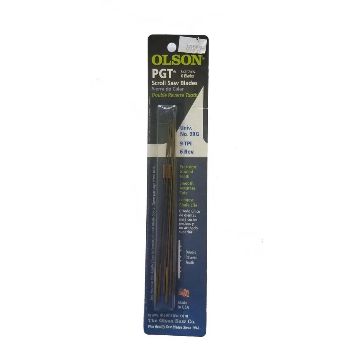 Olson 49902 - Scroll Saw Blade - PGT Precision Ground Tooth