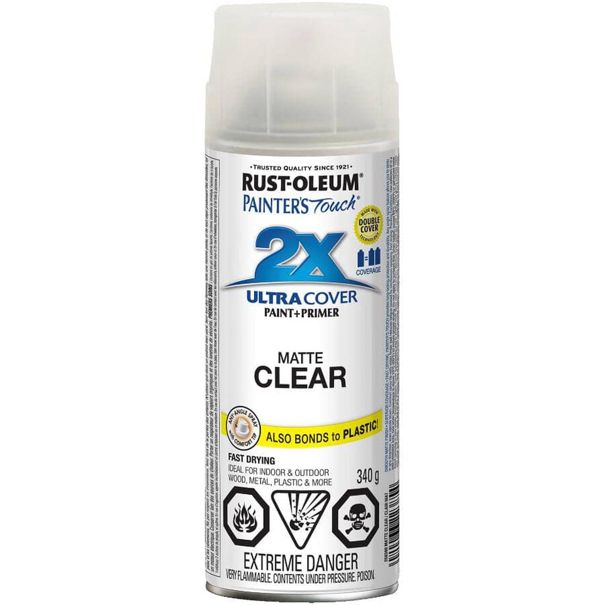 Painter8217s Touch 2X Ultra Cover Spray Paint 8211 Matte Clear 340 g