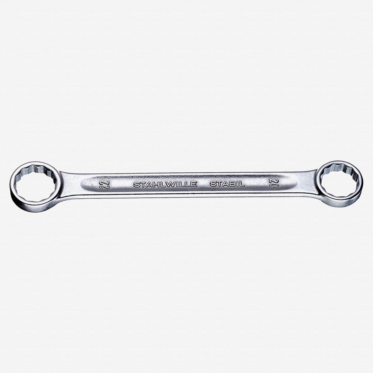 Stahlwille STABIL 21 Flat Double Box End Wrench, 19 x 22 mm