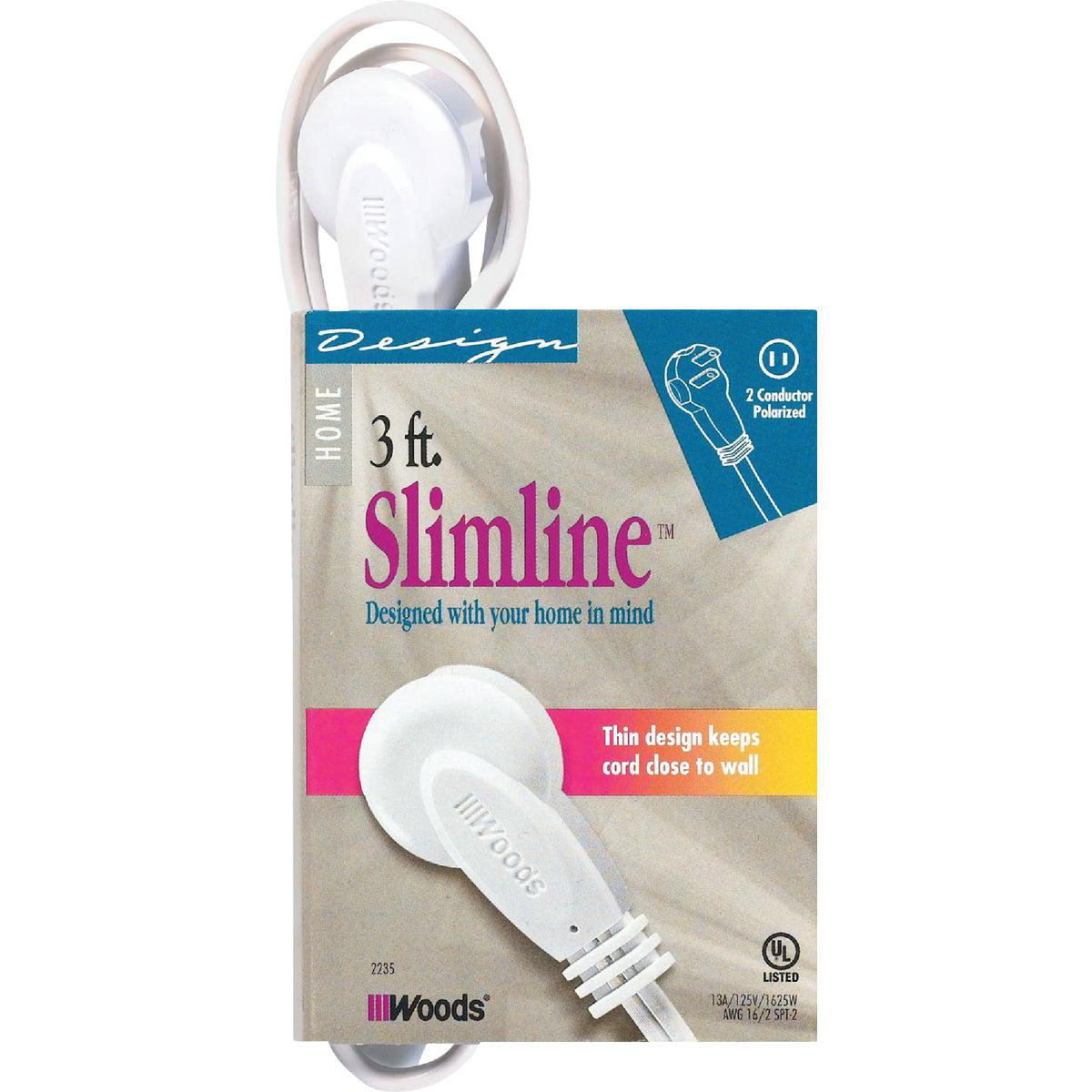 Woods Slimline 3 Ft 162 Extension Cord