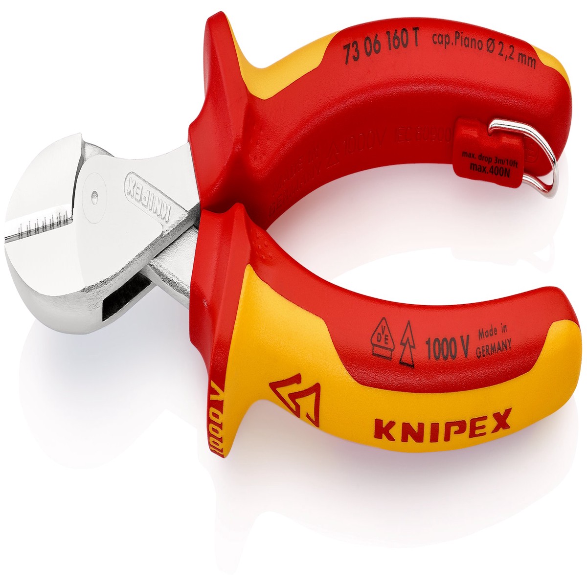 KNIPEX 73 06 160 T X-Cut Compact Diagonal Cutter TT