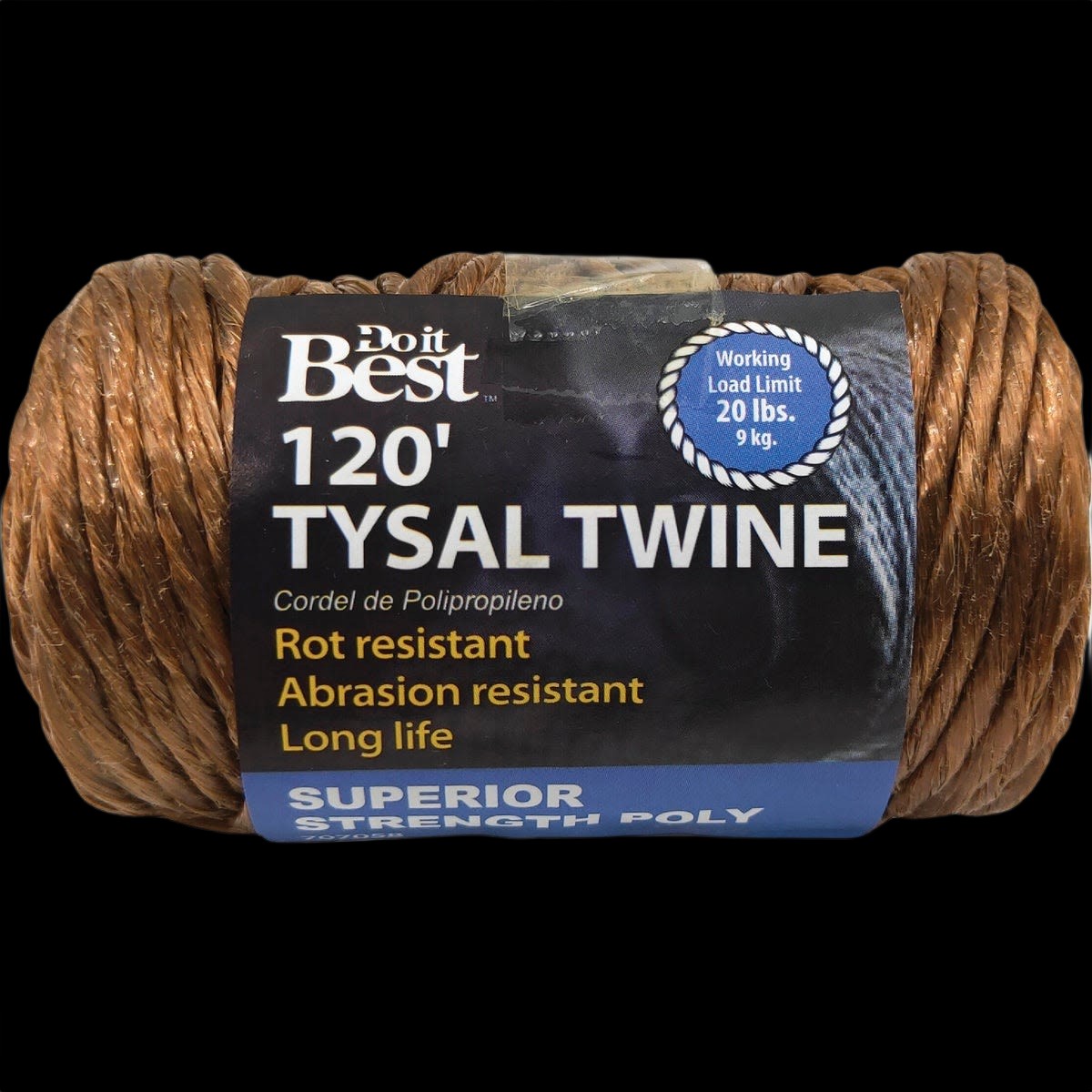 Do it Best 564 In Brown Polypropylene Tysal Twine 120 ft