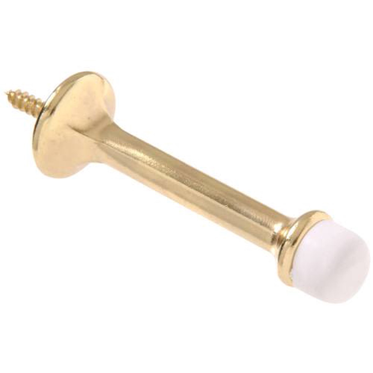 Hillman Brass Rigid Door Stop 3 in