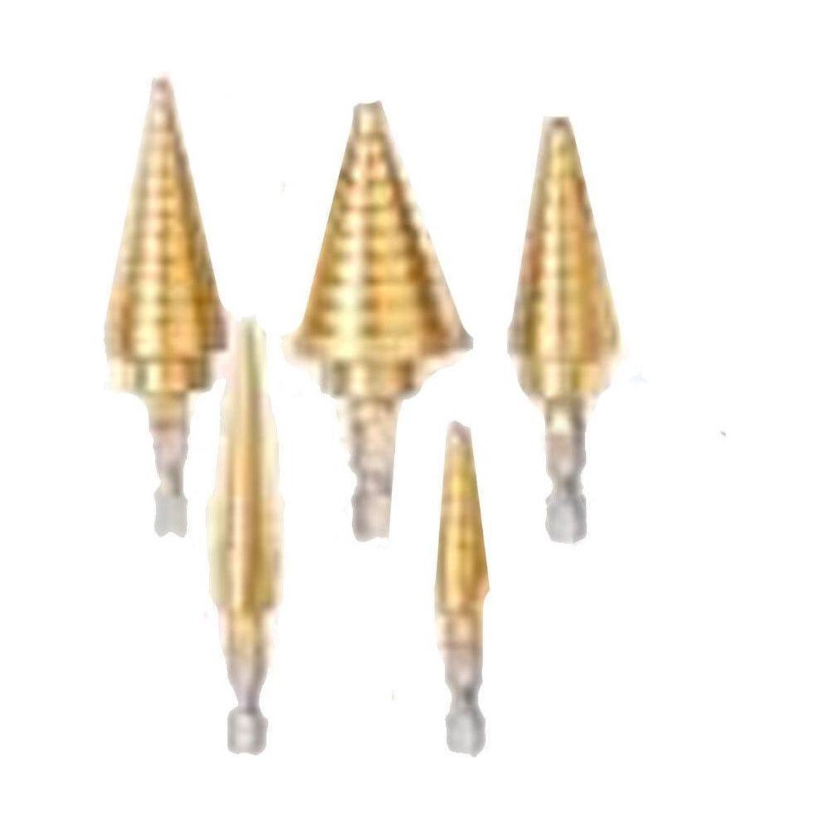 Ingco AKSDS2051 Step Drill Bit 5Pcs Set