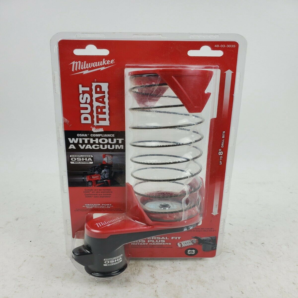 Milwaukee 48-03-3035 SDS+ DUST TRAP Drilling Shroud