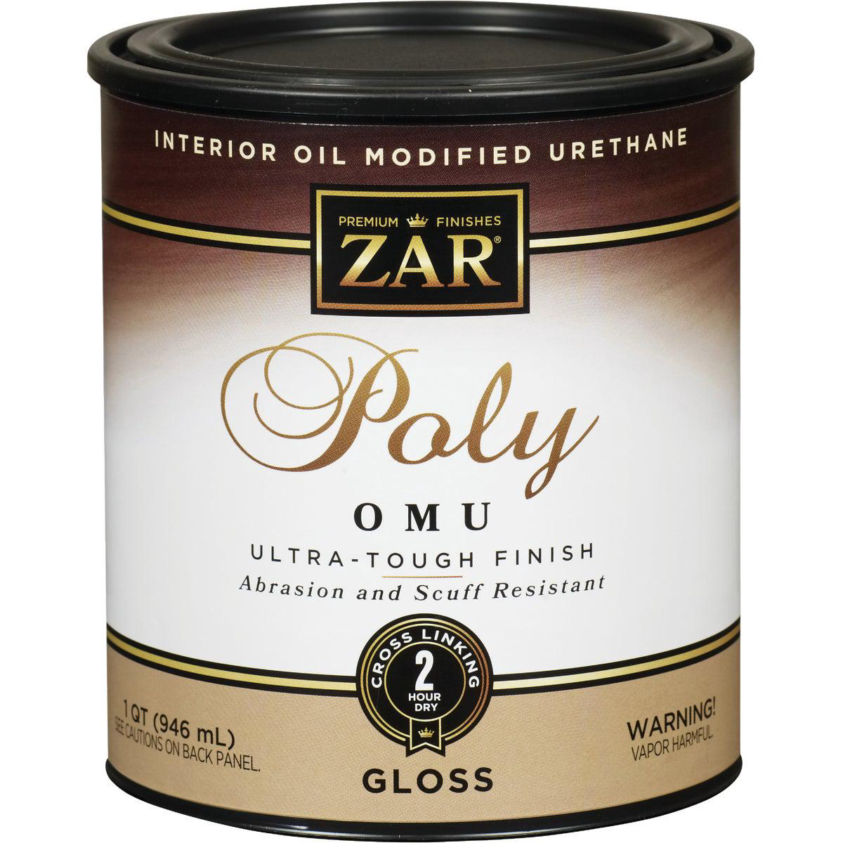 ZAR Gloss Ultra Max Interior Polyurethane 1 Qt