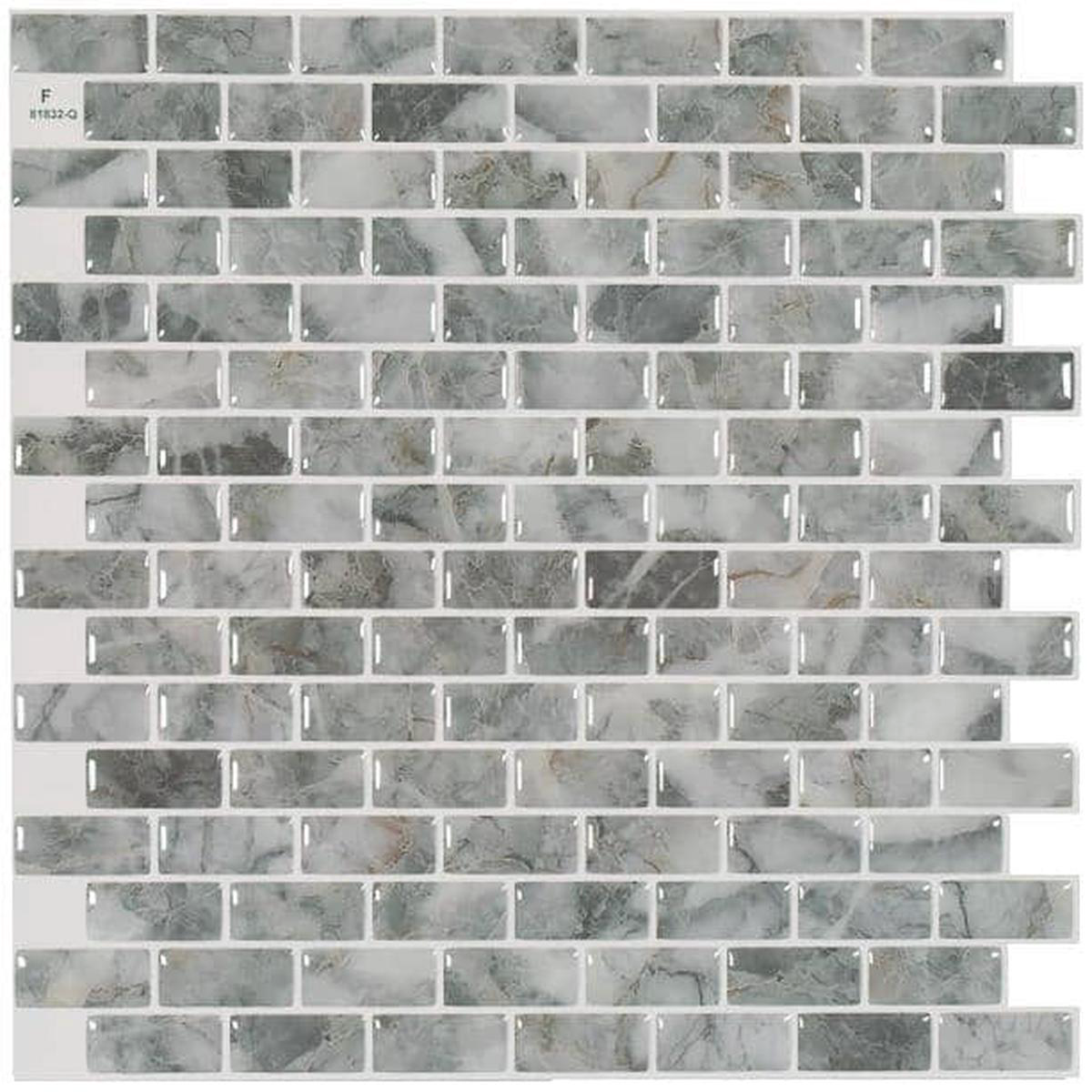 Mandolia Collection Acosta Peel 038 Stick Backsplash Wall Tiles 8211 9948221 x 9928221 4 Pack