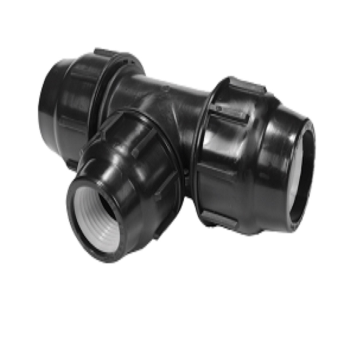 110 x 63 x 110mm SAB Metric Compression Reducing Tee Poly Pipe Irrigation
