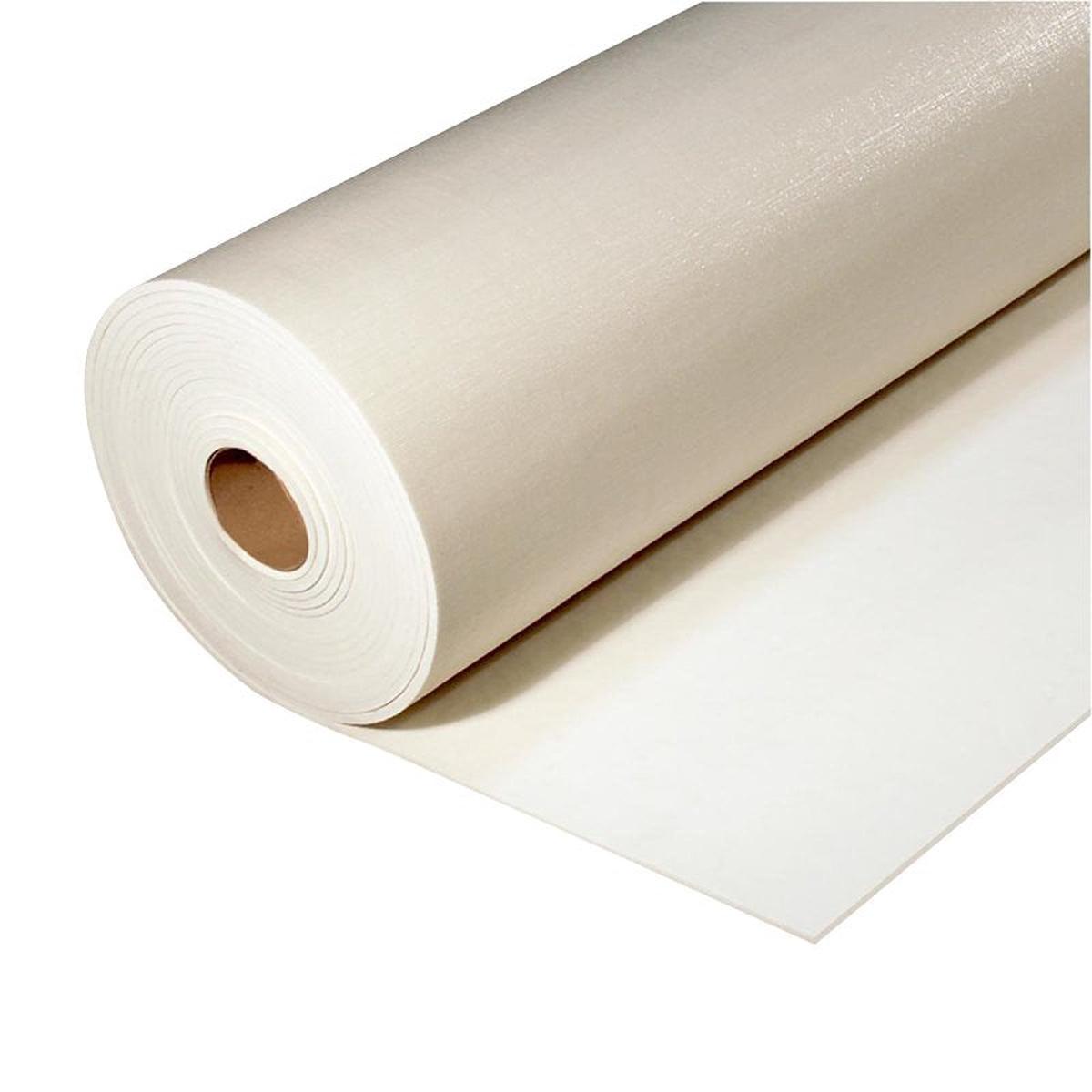Healthier Choice Flooring WHT160 Carpet Cushion, 40 ft L, 4 ft W, 1/2 in Thick, High-Density Polyurethane Foam, White