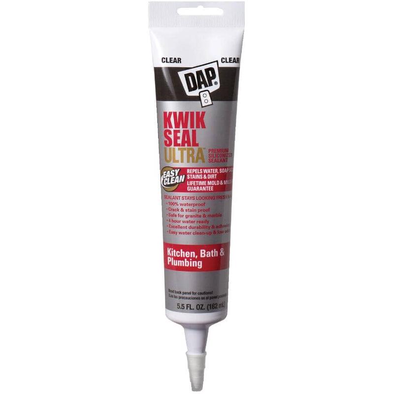 Kwik Seal Ultra Kitchen, Bath & Plumbing Acrylic Caulking - Clear, 162 ml