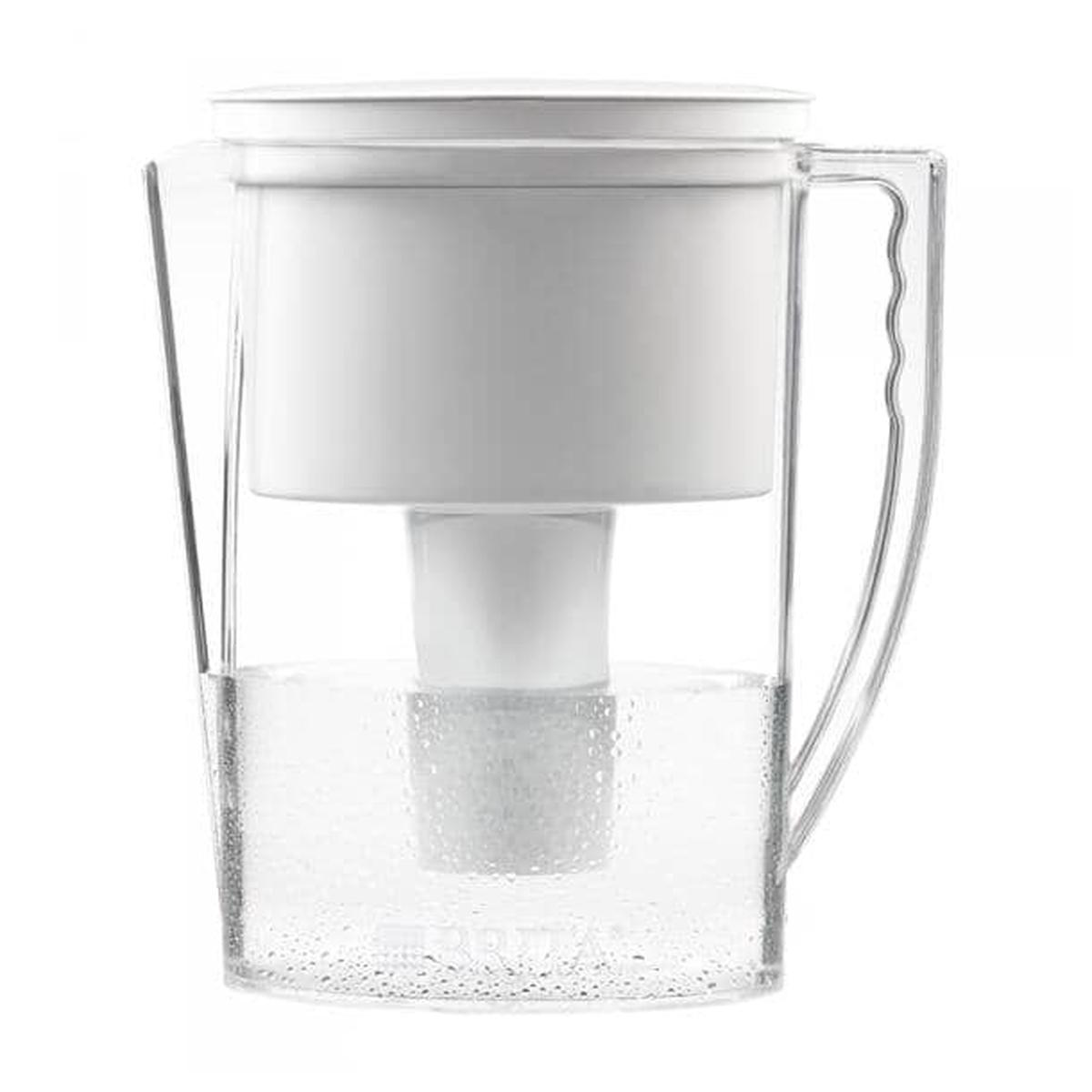 Slim Water Filter Pitcher 8211 White 5 Cups