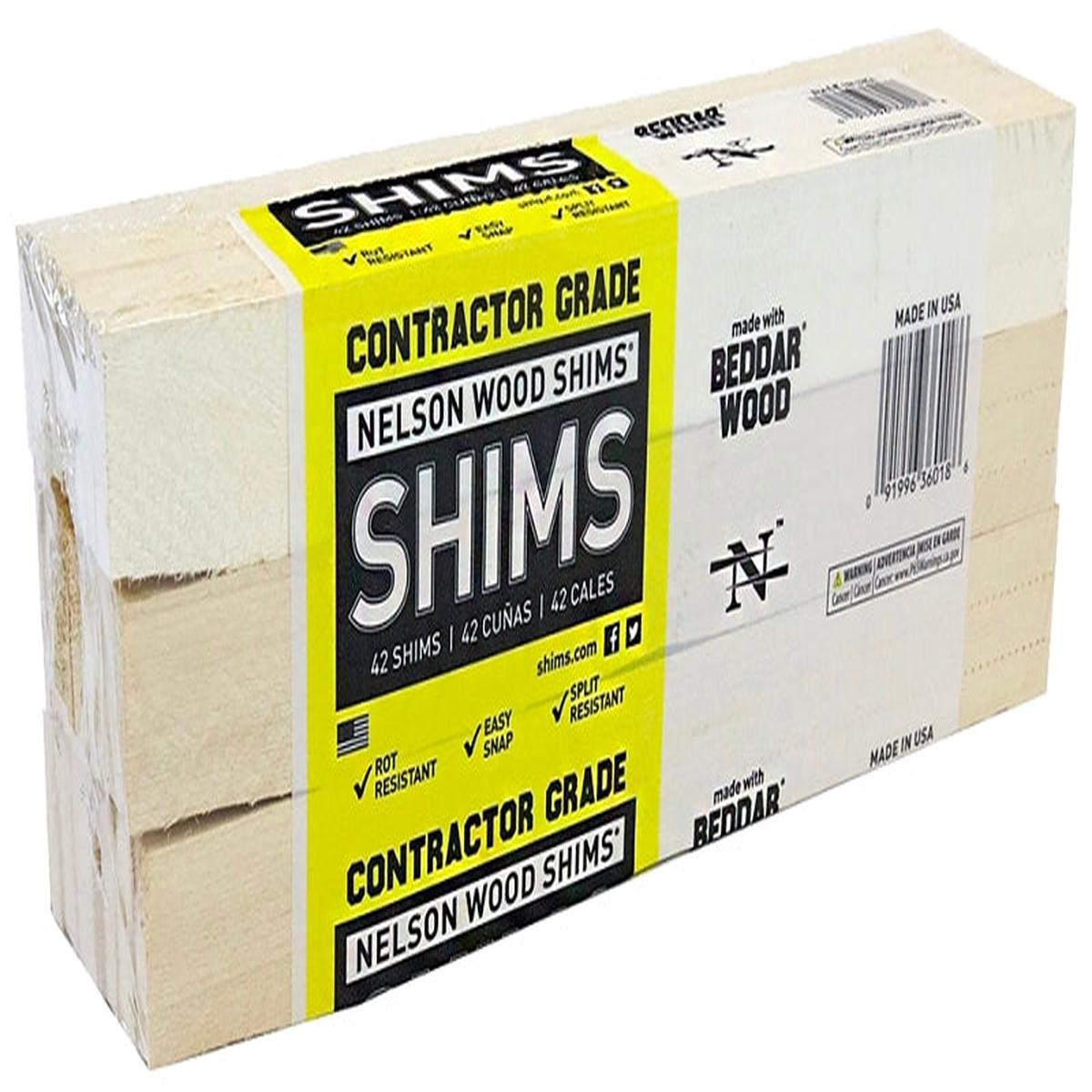 Nelson CSH12421248B Shim 12 in L Wood Pack of 12