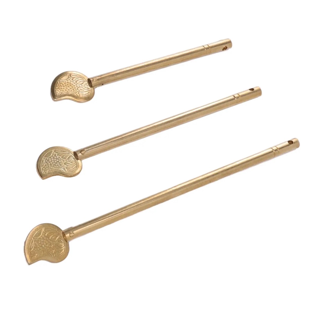 Brass Chinese Cabinet Latch Set 3 Pack Locking Pins For Drawers Wardrobes And Doors Leaf Shaped Cabinet Latch Leaves Classic Craftsmanship Heavy Duty Durable Hardware