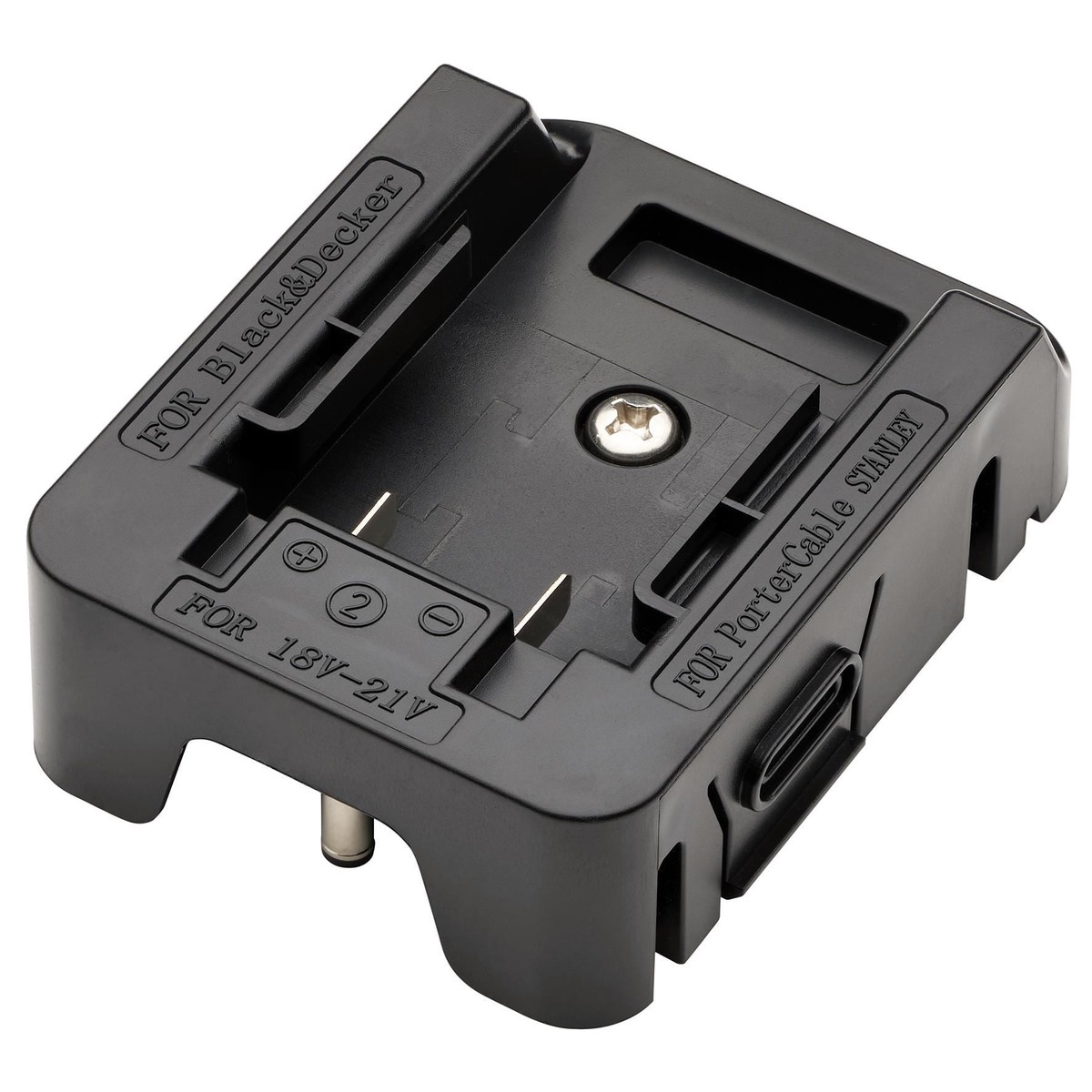 Draper Expert 24W AC/DC Hybrid Work Light Power Tool Battery Adaptor Compatible with BLACK+DECKER, PORTER-CABLE and STANLEY for Stock No. 04673
