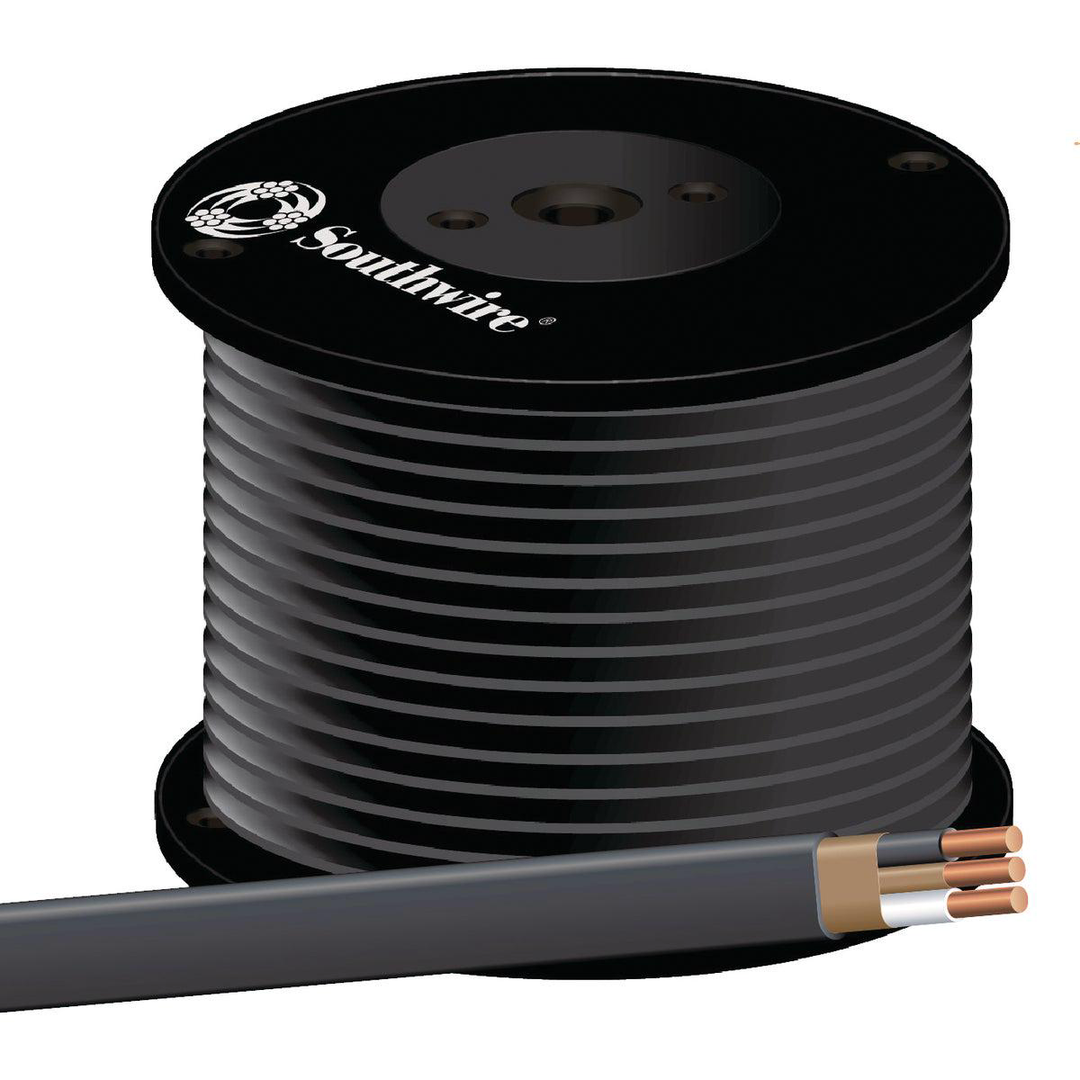 Romex 500 Ft 8-2 Solid Black NMWG Electrical Wire