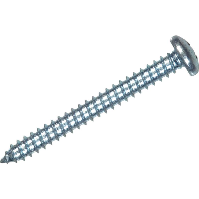 Hillman #12 x 1/2 In. Phillips Pan Head Zinc Sheet Metal Screw (10 Ct.)