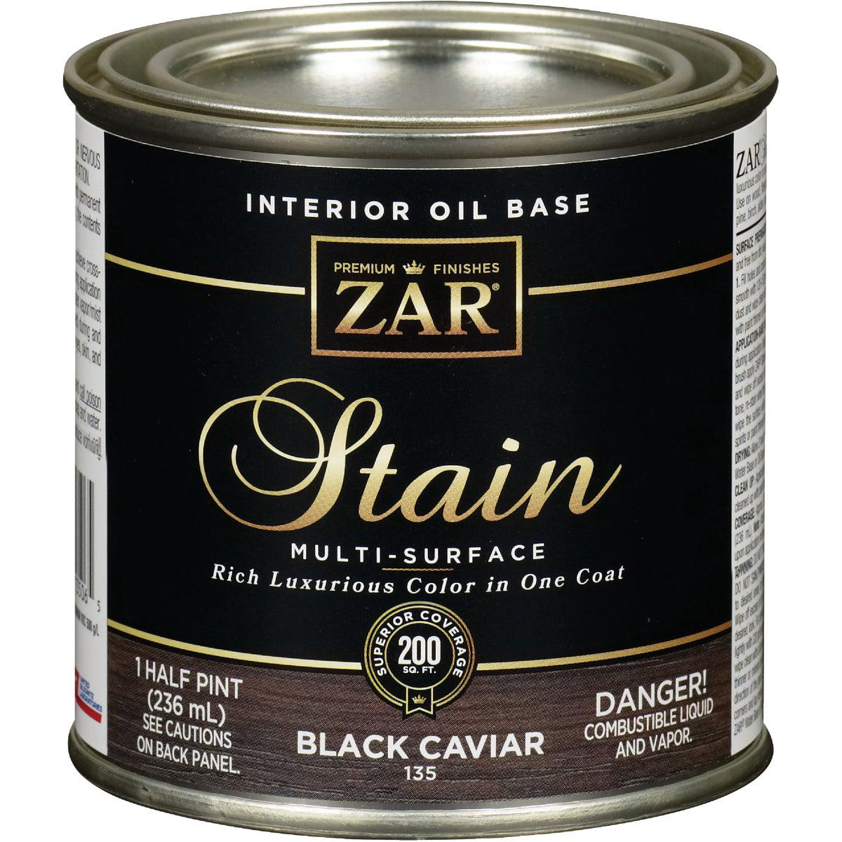 Zar 12 Pt Blk Caviar Oil-Based Multi-Surface Interior Stain