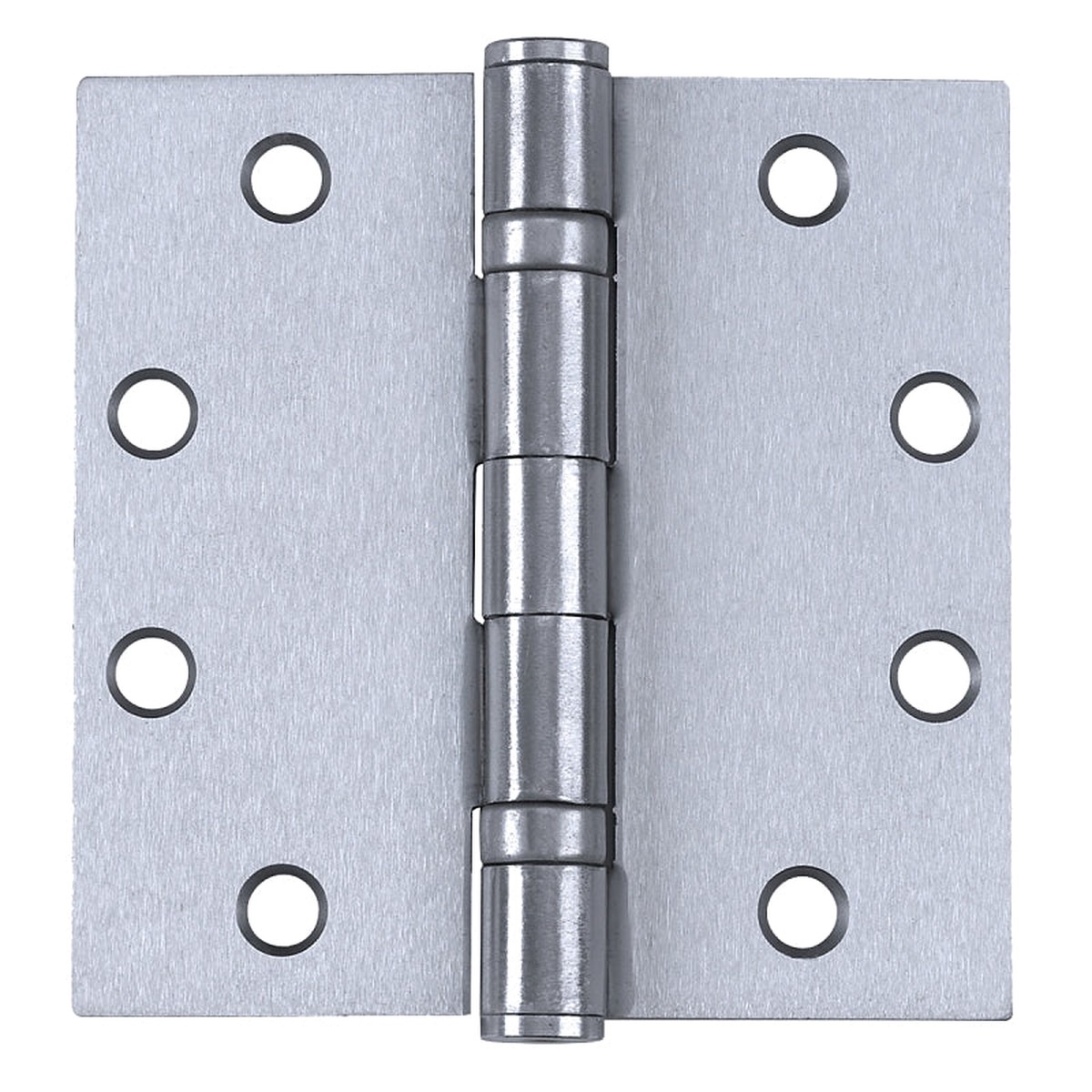 Tell Manufacturing HG100004 Square Corner Door Hinge Steel Satin Chrome