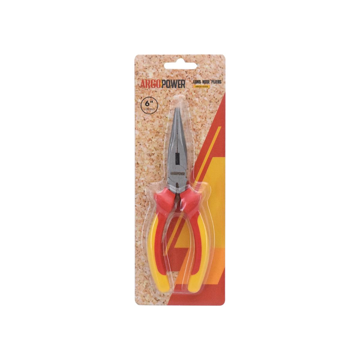 Argo Long Nose Pliers 6" Precision & Durable