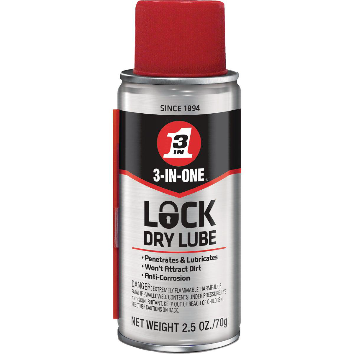 3-IN-ONE 25 Oz Aerosol Lock Dry Lubricant