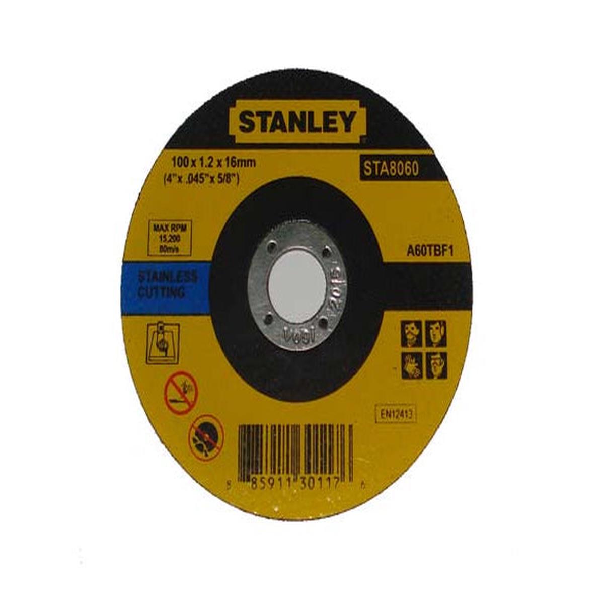 STANLEY Cutting Disc 105mm 4in x 1.0mm x 16mm