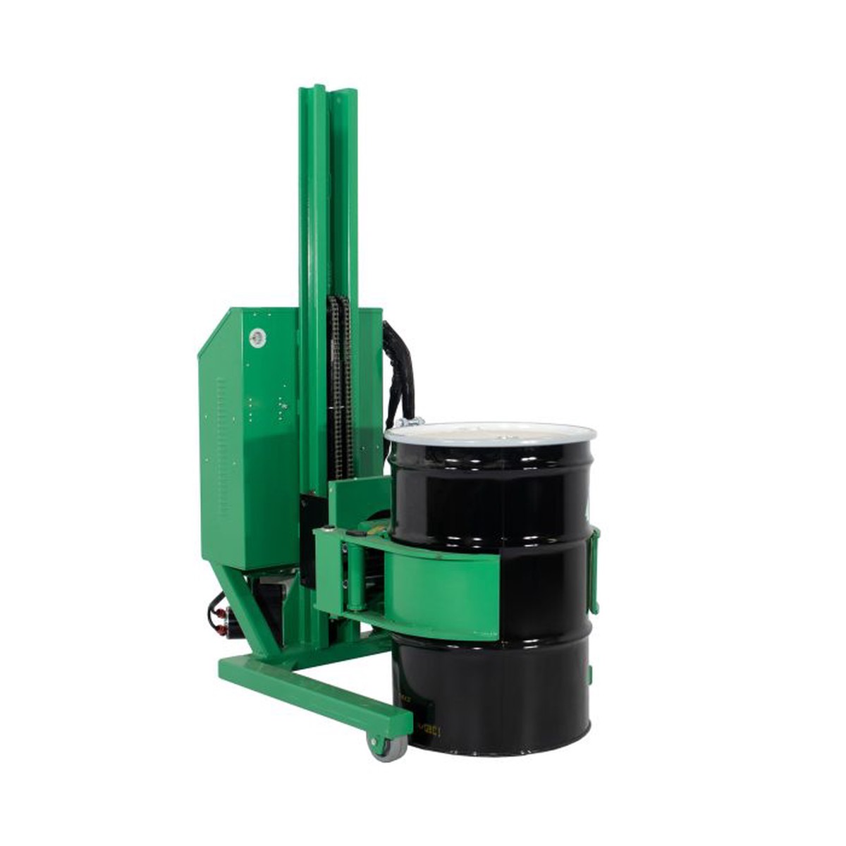 Valley Craft Drum Lift & Rotator - Fully Powered Lift/Rotate/Drive, Grip Connection, Straddle, 78"H, 1000 lb. Capacity