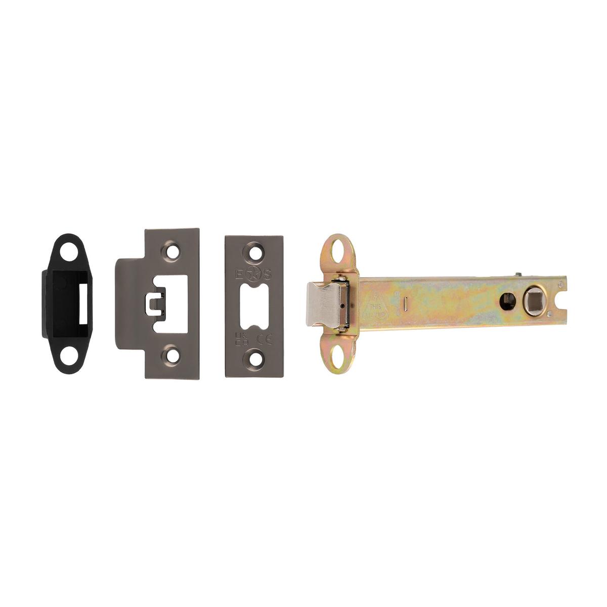 Alexander and Wilks Easi-t Heavy Sprung Tubular Latch - Available in Various Finishes - Matt Bronze
