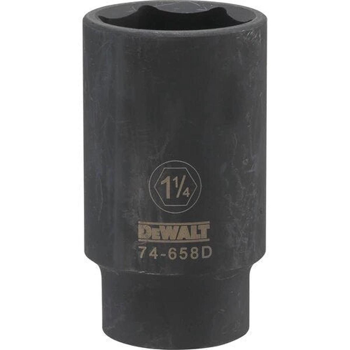 DEWALT DWMT74658OSP-Dwmt 6Pt 1/2In Dr Dp Im Skt 1-1/4In SAE