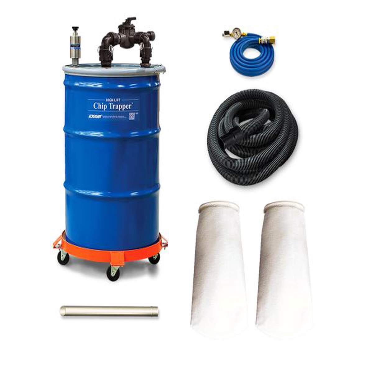 Exair High Lift 30 Gallon Chip Trapper System Stainless Steel Reusable Filter