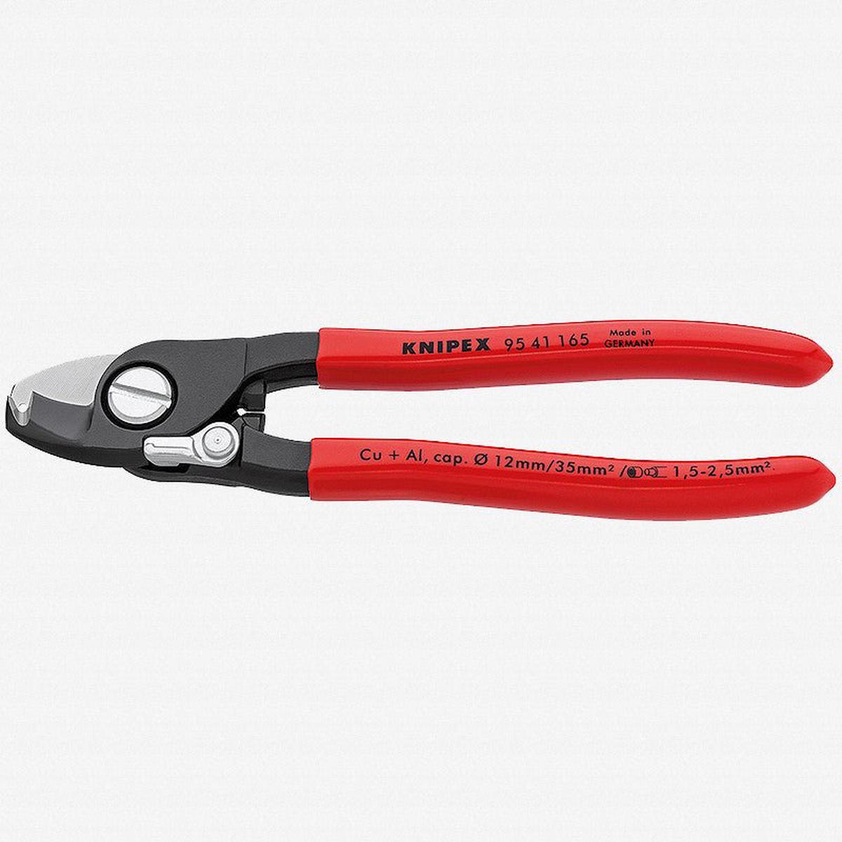 Knipex 6.5" Multifunctional Cable Shears with stripping function - Plastic Grip
