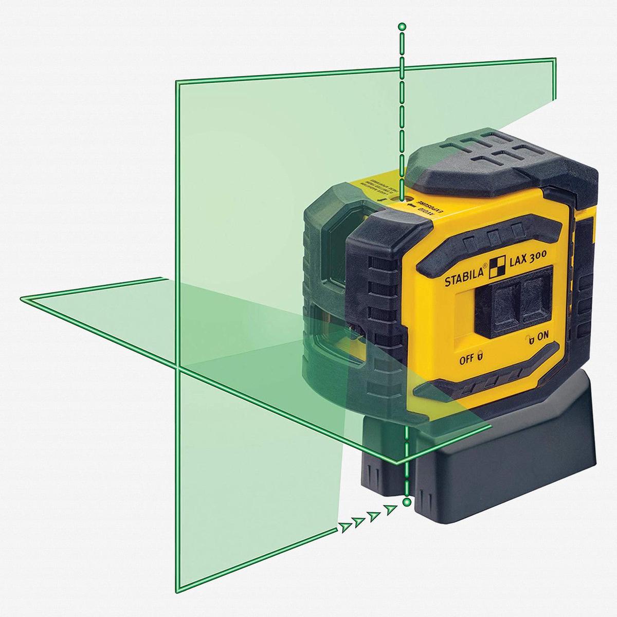 Stabila LAX 300G Green Beam Line/Dots Laser - 5 Beam Layout
