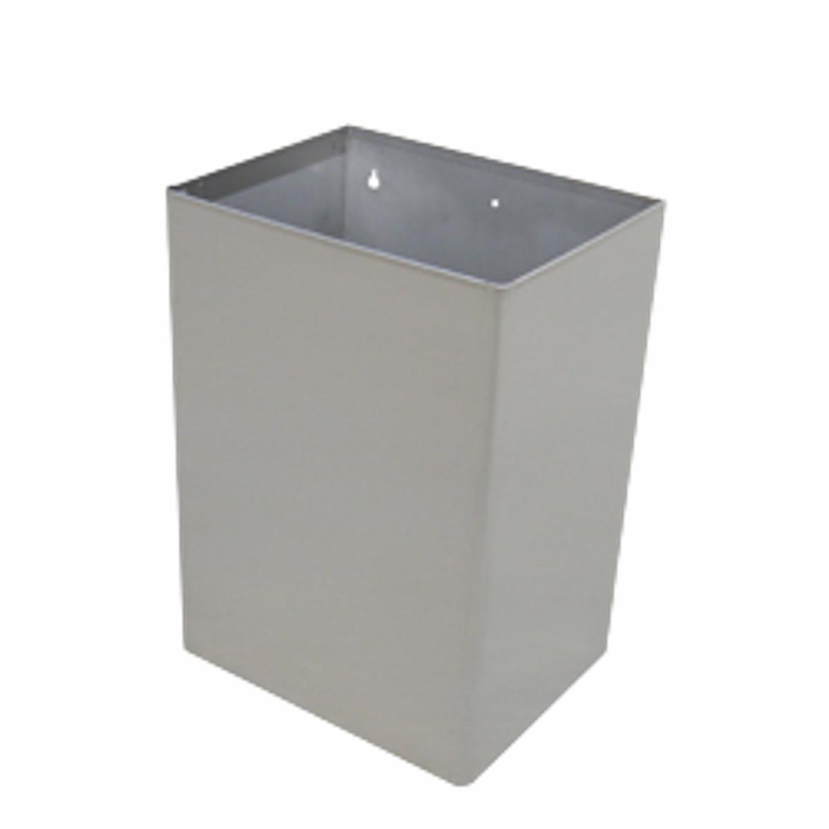 Metlam 23L Wall Mount Waste Receptacle In Satin Stainless Steel