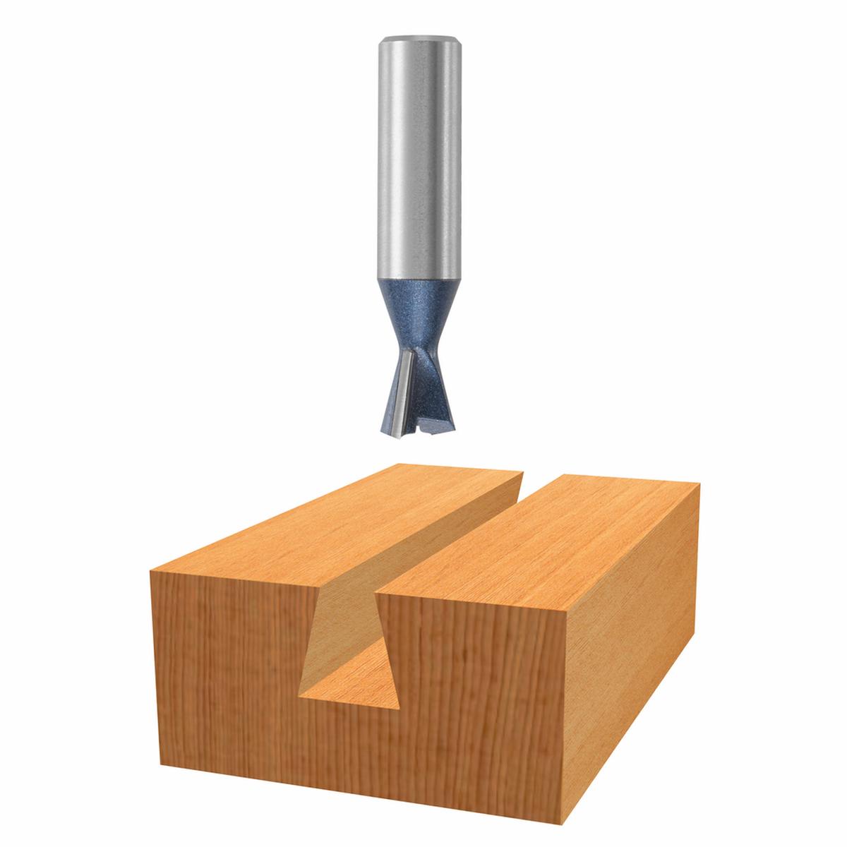 Bosch 85240M Dovetail Bit 17/32 Cut, 15, 1/2 Shk., C.T. (Super)