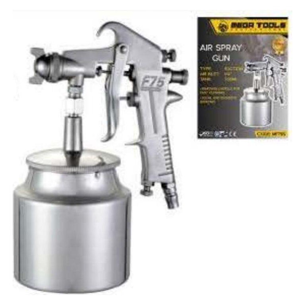 Megatools MSGF75S Suction Paint Spray Gun 750ml