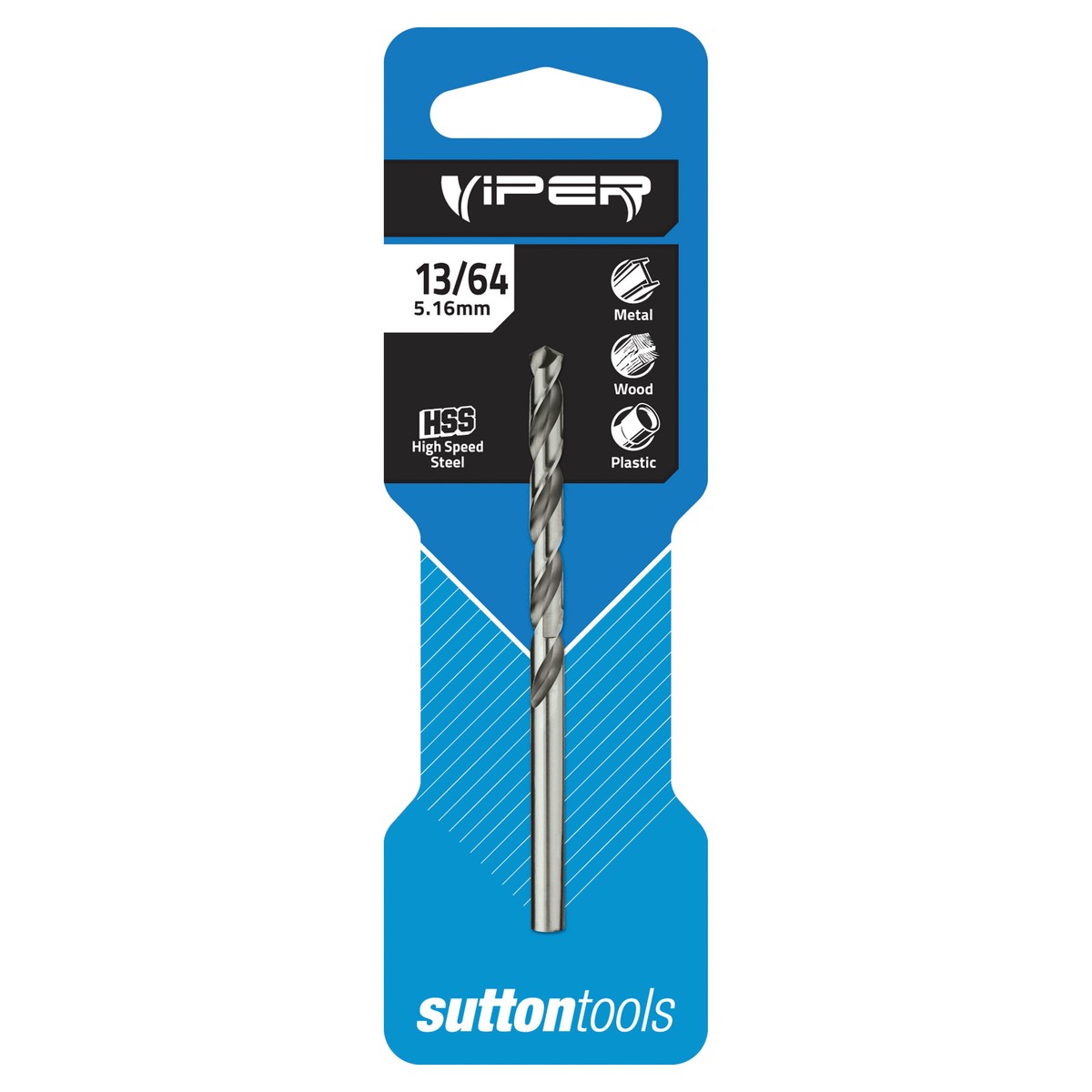 SUTTON 13/64 Inch Jobber HSS Viper Drill Bit