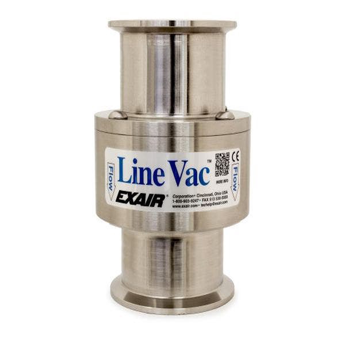 3" 316 Stainless Steel Sanitary Flange Line Vac