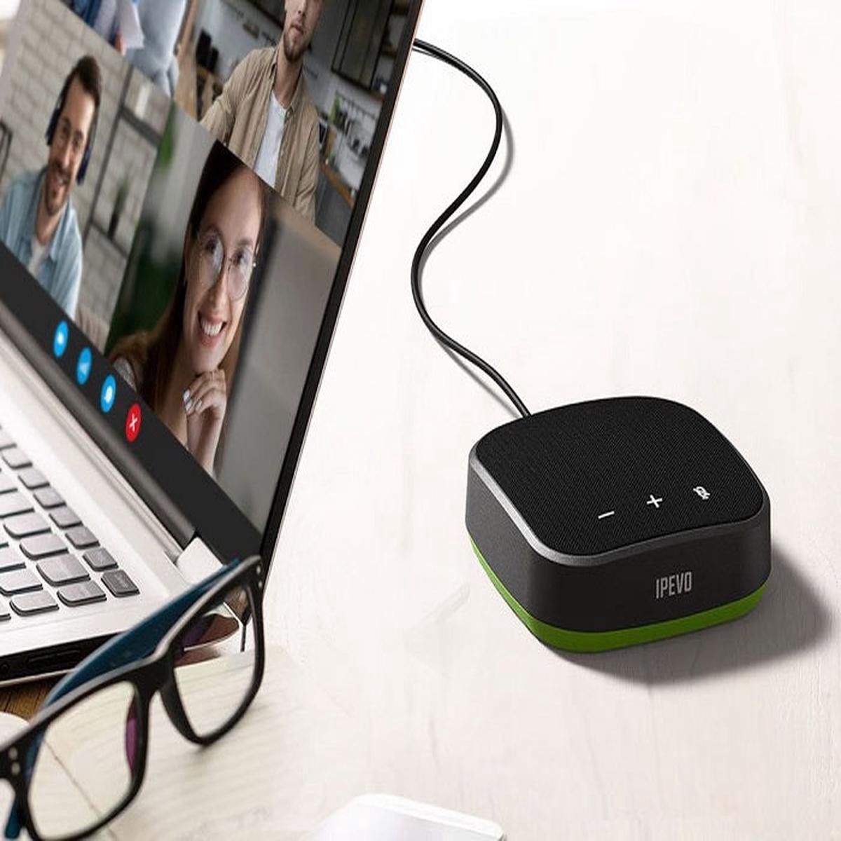 IPEVO Vurboai 1-Year Unlimited Usage Digital License (2 Options) 8211 Vurboai Advanced 1-Year Unlimited License with VC-A10 USB Speakerphone